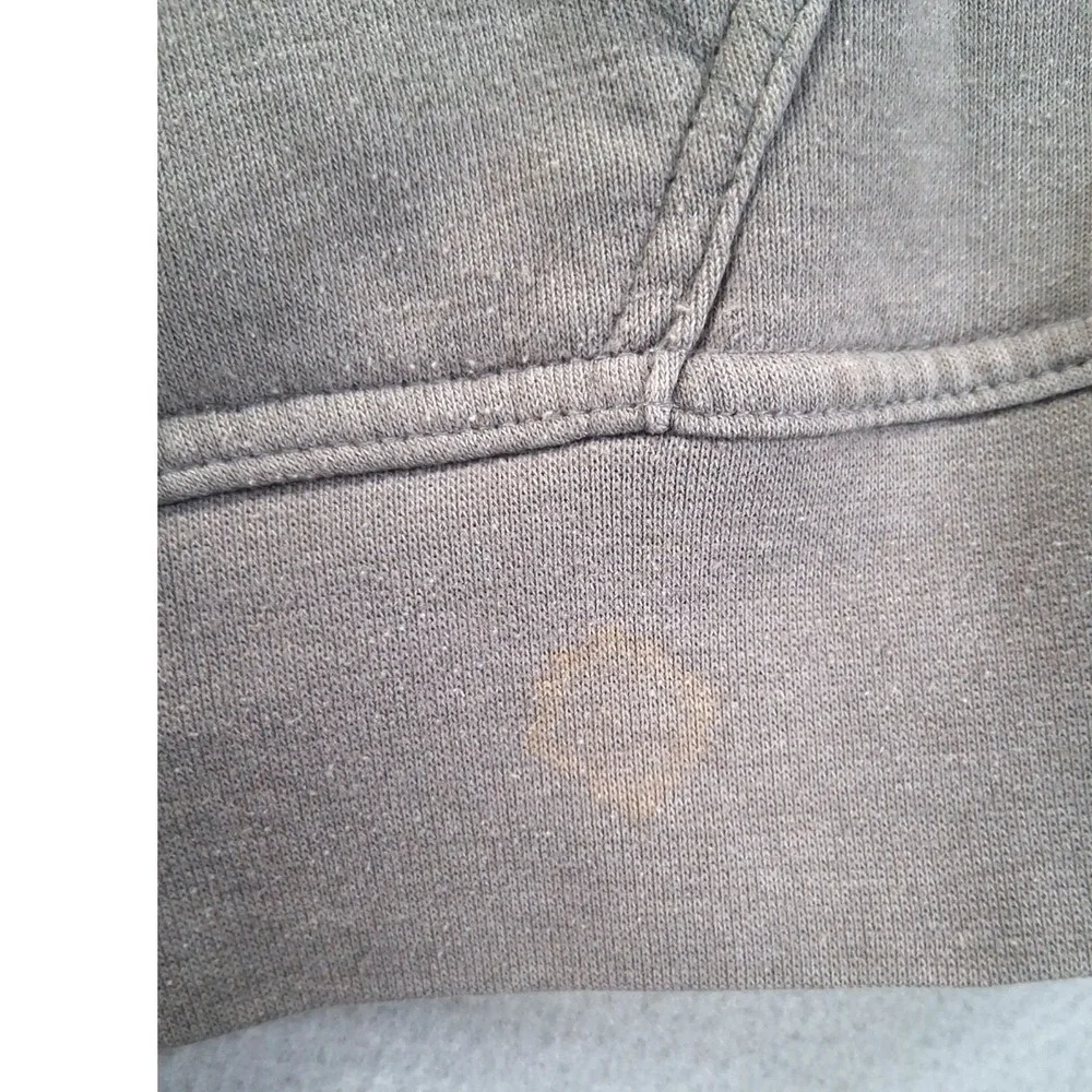 The North Face Mens Size‎ Large Hoodie Pullover Gray White Sweatshirt